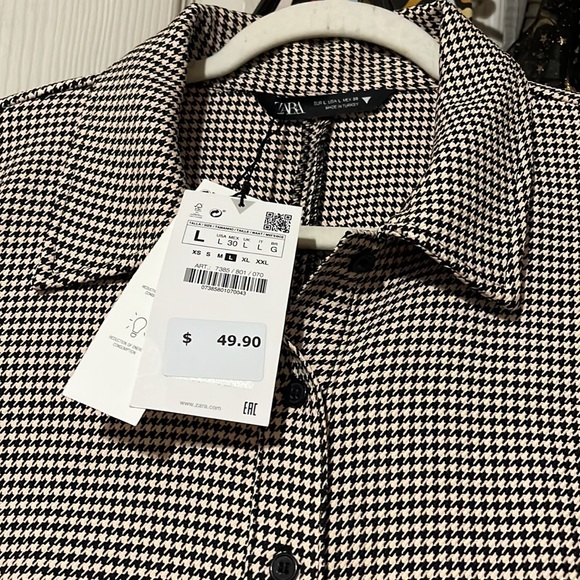 (NWT - Zara Mid Length Dress) - Picture 4 of 5